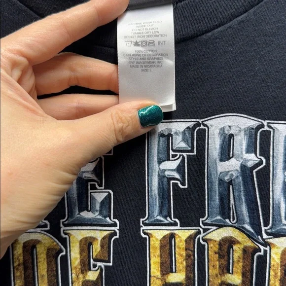 Harley-Davidson Black Tee with Bold Logo size large - Picture 6 of 11